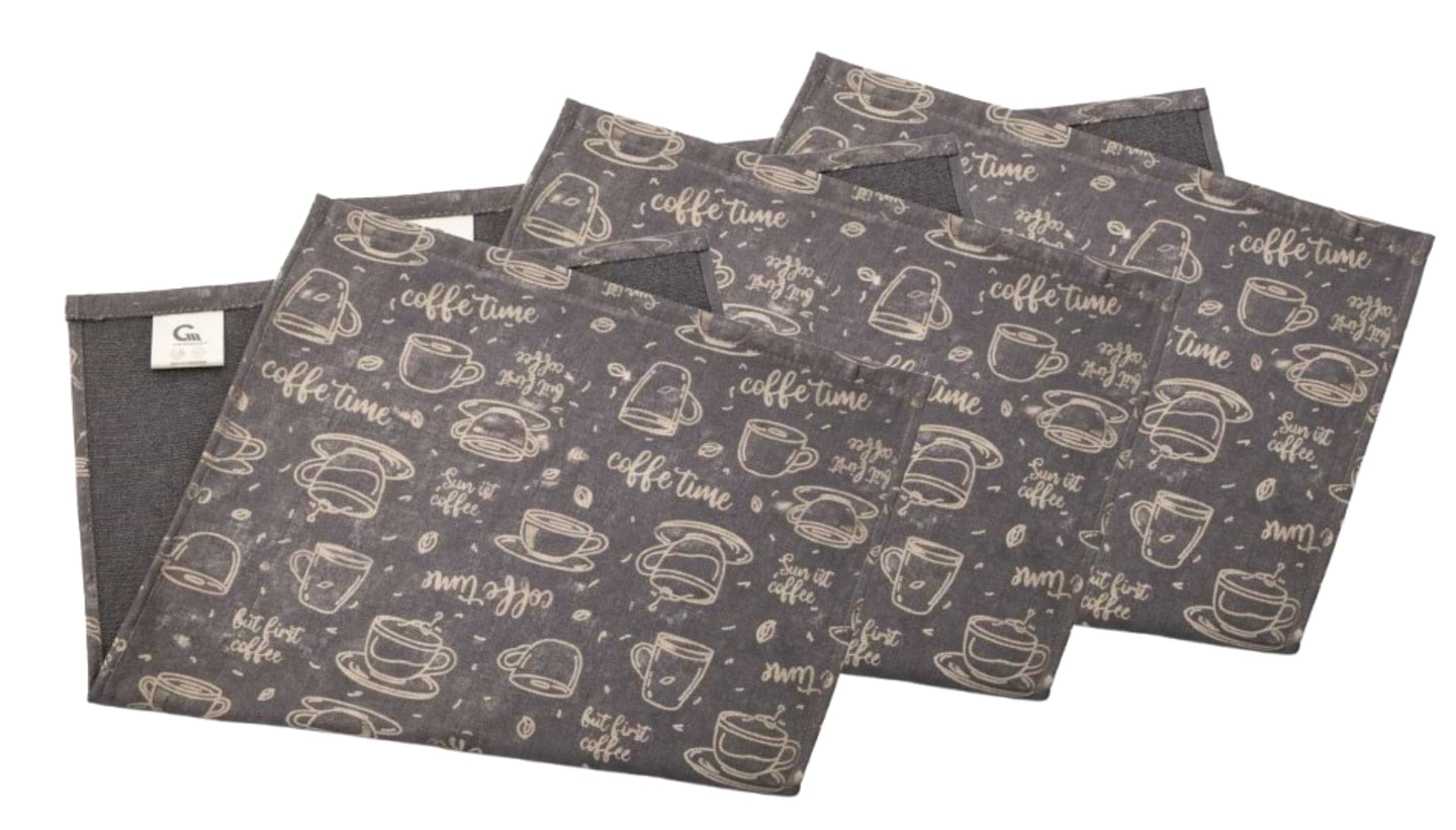 Набір рушників GM Textile кухонних махрових Кава 40х60 см 3шт. (5714703033337)